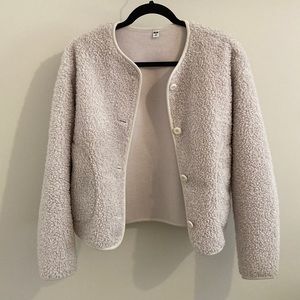 Fuzzy teddy bear jacket